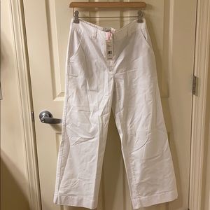 NWT Vineyard Vines Wide-Leg Cropped Pants